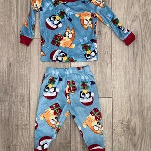 BLUEY Christmas 2 Piece Pajama Set